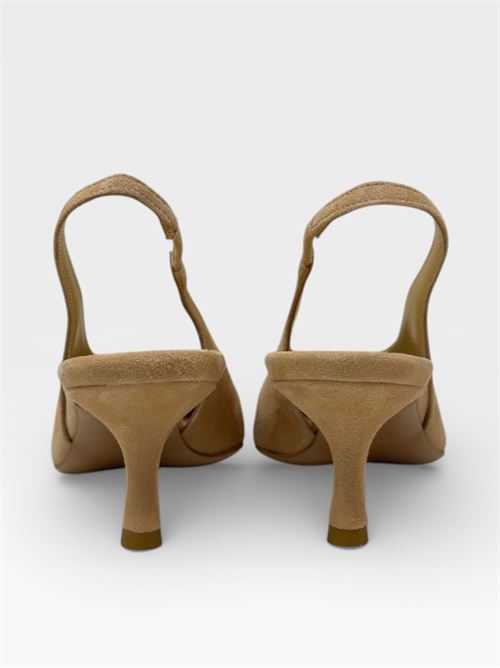 Décolleté Slingback in Camoscio Beige IL LACCIO | B35CAMOSCIOLEGNO